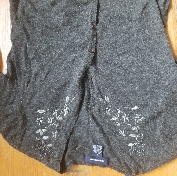 VINTAGE The Limited angora cardigan matallic embroidery - Picture 3 of 4